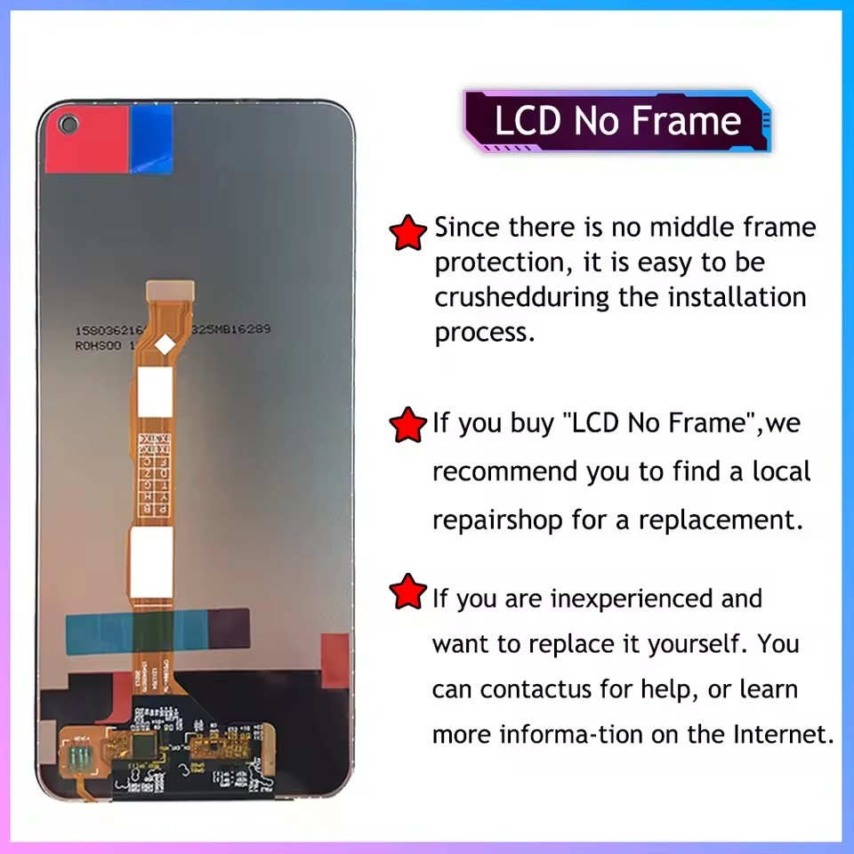Dành Cho Vivo iQOO Z1 5G Z1X Màn Hình LCD Màn Hình Cảm Ứng V1986A V2012A Bộ Số Hóa Hội Thay Thế