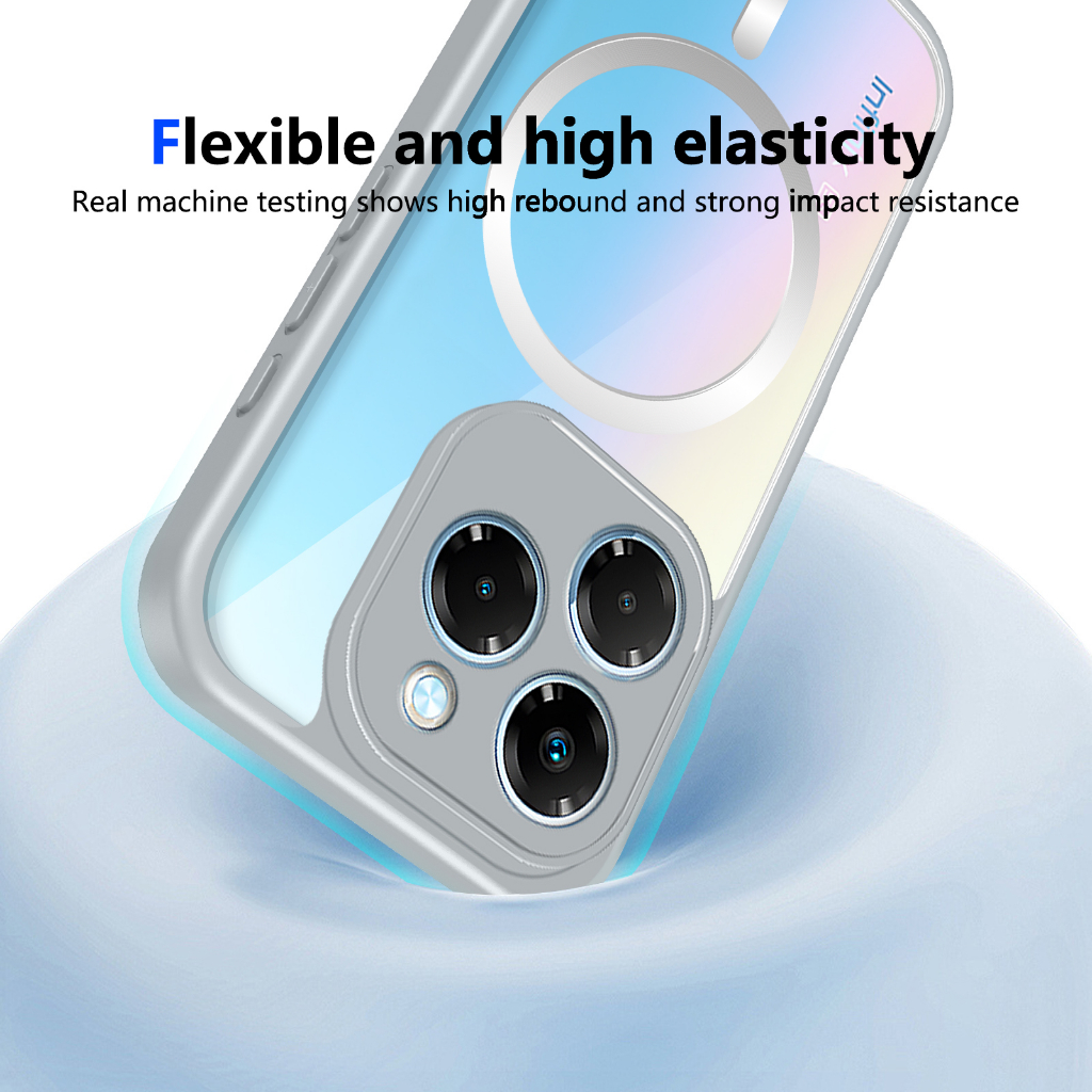 Ốp bảo vệ điện thoại TPU từ tính chống sốc cho Infinix HOT 30i 40i 50i 60 60i 60 Pro Pro Plus 4G Vỏ bảo vệ chống sốc Vỏ điện thoại di động