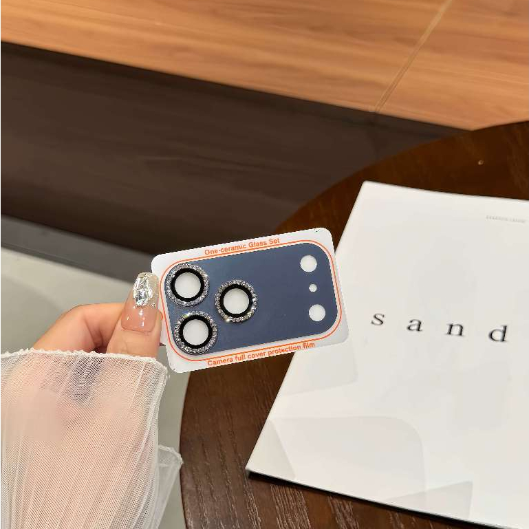Thích hợp cho iPhone 17 Pro / 17 Pro Max phim ống kính kim cương giả sáng tạo mới chất liệu siêu mềm tất cả trong một gốm bảo vệ trọn gói