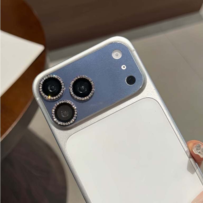 Thích hợp cho iPhone 17 Pro / 17 Pro Max phim ống kính kim cương giả sáng tạo mới chất liệu siêu mềm tất cả trong một gốm bảo vệ trọn gói