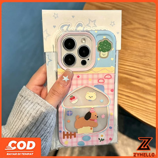 Thích hợp cho OPPO Reno15F Reno15 PRO Reno14F Reno 13F Reno12 F Reno 11F Reno10 Reno8Z Reno7Z Reno8T Reno5 Reno4 Reno6z Vỏ điện thoại TPU chống sốc hình chó hoạt hình dễ thương