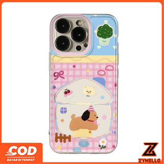 Thích hợp cho OPPO Reno15F Reno15 PRO Reno14F Reno 13F Reno12 F Reno 11F Reno10 Reno8Z Reno7Z Reno8T Reno5 Reno4 Reno6z Vỏ điện thoại TPU chống sốc hình chó hoạt hình dễ thương