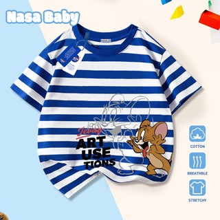 Áo thun in hình Tom và Jerry phiên bản NASA - áo ngắn tay cotton mùa hè - giao hàng trong 24h​