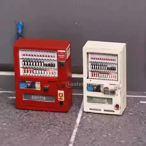 Mô hình máy bán hàng tự động tỷ lệ 1 / 64, Mini, DIY Micro Scene Trang trí, Nhẹ, Chắc chắn, Vẽ tay Diorama Ccessories Thực tế