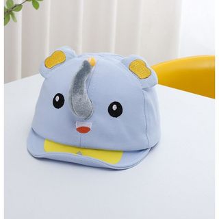 0-24M Bé Trai Áo Liền Quần Teal Giả Hai Mảnh Sọc Cotton Mềm Mại Sơ Sinh Body Có Mũ Voi