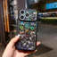 Ốp lưng cứng họa tiết vỏ trái tim bằng Laser tương thích với iPhone 14 pro max 15 pro max 16 pro max 17 pro max