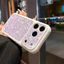 Ốp lưng cứng họa tiết vỏ trái tim bằng Laser tương thích với iPhone 14 pro max 15 pro max 16 pro max 17 pro max