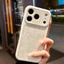 Ốp lưng cứng họa tiết vỏ trái tim bằng Laser tương thích với iPhone 14 pro max 15 pro max 16 pro max 17 pro max