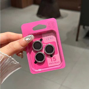 Vòng bảo vệ Lens Sau Lấp Lánh Sao Kim Kính Cường Lực Cho iPhone 11 12 14 15 16 17 Pro Max 13 Mini