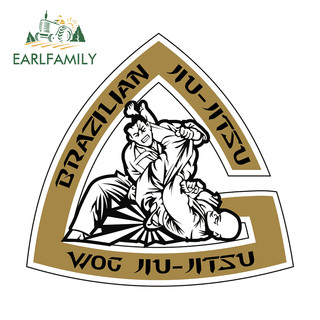 EARLFAMILY 13cm Jiu Jitsu Dán Xe Hơi Chống Trầy Xước Campervan Windows Laptop Ngộ nghĩnh JDM Vinyl Decal Thời Trang Chống Thấm Nước Bảo Vệ Cửa Xe Ô Tô