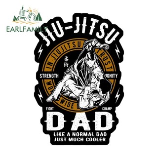 EARLFAMILY 13cm Jiu Jitsu Dán Xe Hơi Chống Trầy Xước Campervan Windows Laptop Ngộ nghĩnh JDM Vinyl Decal Thời Trang Chống Thấm Nước Bảo Vệ Cửa Xe Ô Tô