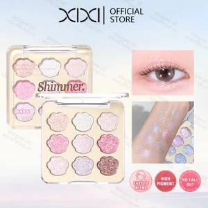 XIXI 9 Màu Kim Cương Lấp Lánh Phấn Mắt Khay Shimmering Dazzling Đa Năng Chống Thấm Nước Dễ Tô Màu NO.D946