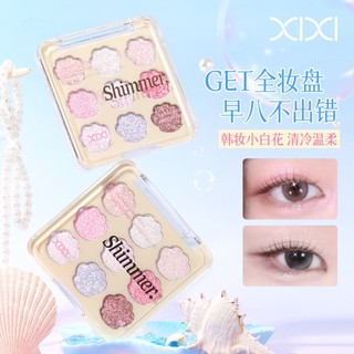 XIXI Shimmer Bảng Phấn Mắt Lấp Lánh 9 Màu Kim Cương Lấp Lánh Sắc Tố Cao Lâu Dài Người Mới Bắt Đầu Thân Thiện Hàng Ngày Trang Điểm Mắt Hàn Quốc NO.D946