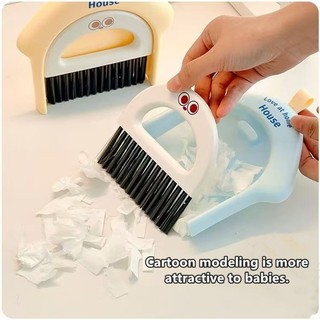 Bộ chổi mini để bàn, bàn chải làm sạch đồ chơi giáo dục trẻ em