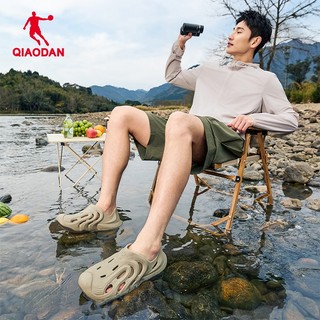 Qiaodan Núi Sandal Thoáng Khí Tắc Rỗng Bãi Biển Đế Mềm Xăng đan Ngoài Trời Nam QXL103262438R