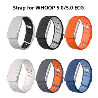 Thích hợp cho dây đeo cổ tay silicon màu kép Whoop 5.0, dây đeo cổ tay thể thao chống thấm nước