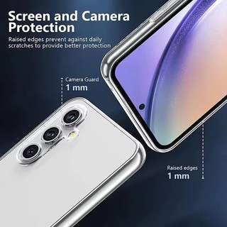 Ốp Silicon Trong Suốt Cho Samsung Galaxy A20 A20S A21S A22 A23 A24 4G A30 A31 A32 A33 A34 A35 5G Ốp Điện Thoại – TPU Trong Suốt Mềm Bảo Vệ Chống Sốc Tối Giản Ốp Lưng Mỏng