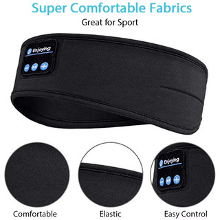 Tai nghe Bluetooth V5.4 Thể thao Ngủ Đầu Tai nghe không dây đàn hồi Âm nhạc Mặt nạ mắt Tai nghe không dây