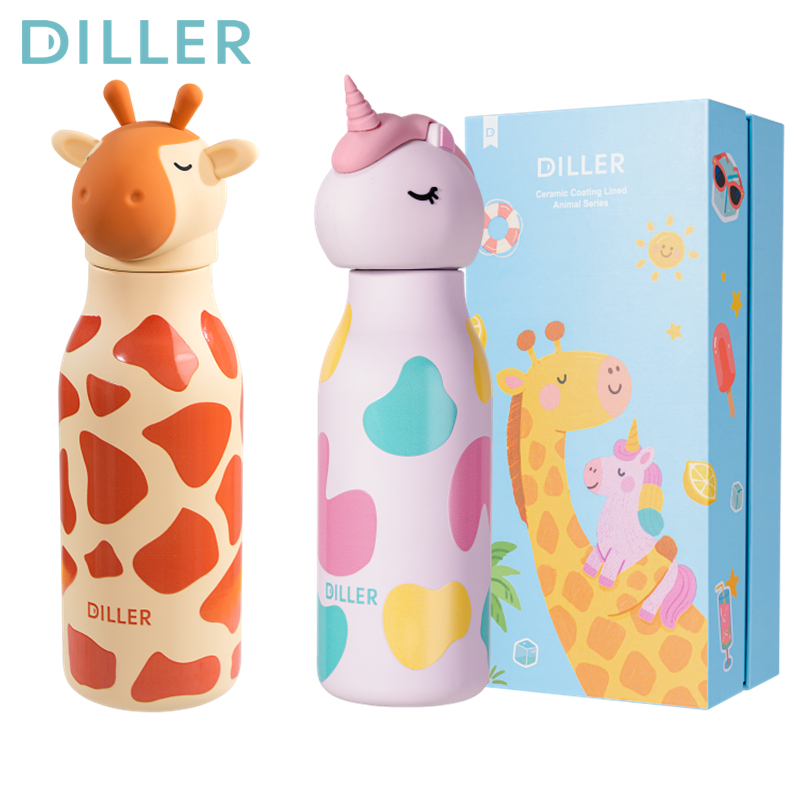 Bình giữ nhiệt phủ gốm Diller Giữ cốc cà phê cách nhiệt chân không lạnh và nóng 17oz / 500ml D240501