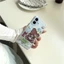 Ốp điện thoại iPhone 17 Pro max Dâu Gấu Nhật ký họa tiết TPU materia IMD