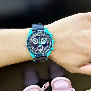 Đồng hồ thạch anh nam Chronograph Dạ quang Chức năng đầy đủ Unisex Đồng hồ đeo tay thể thao nhiều màu Dây đeo Nylon thông thường Đồng hồ đeo tay hàng ngày