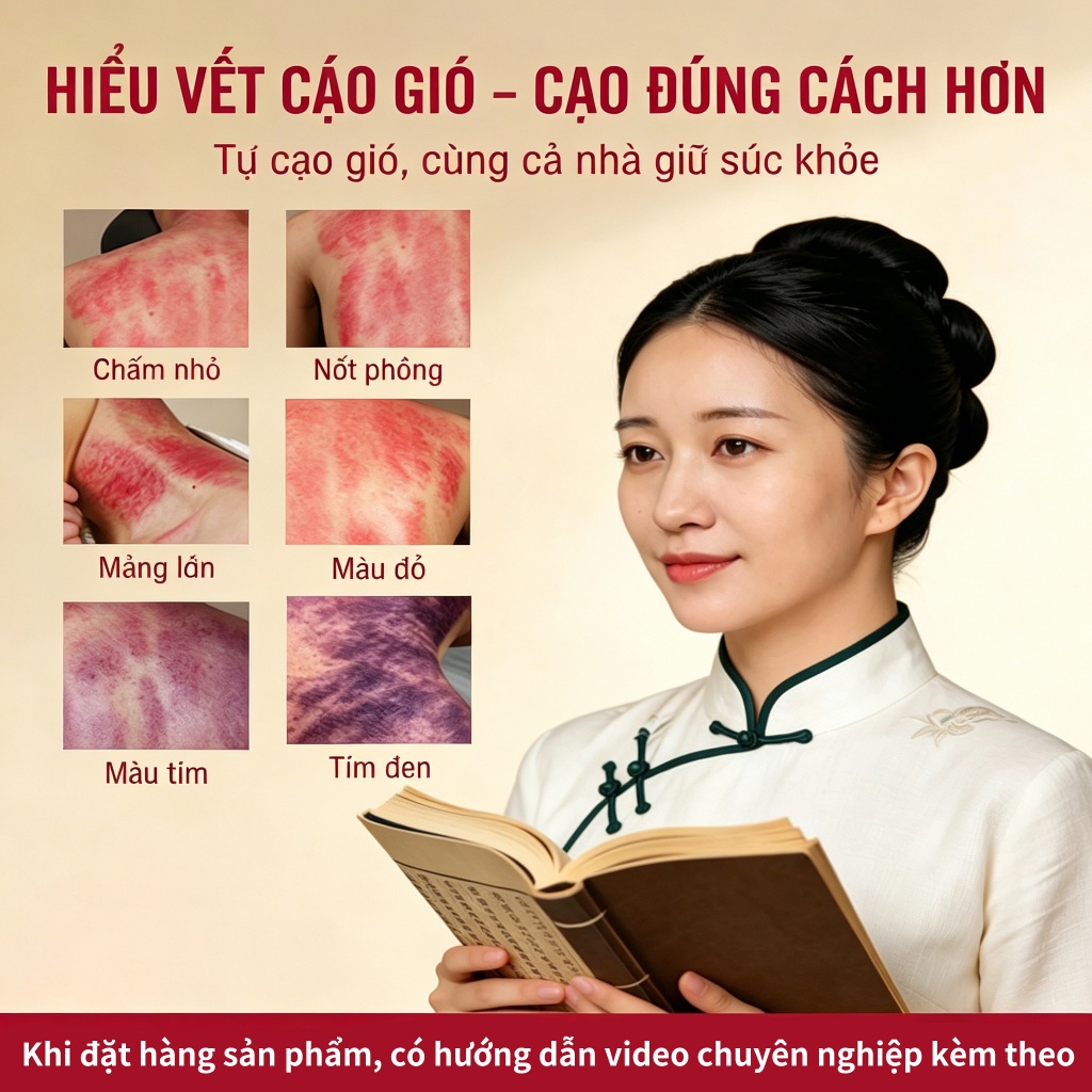 Miếng cạo gió phong thủy hình Thái Cực bằng đồng (tay cầm dài) – Tự massage toàn thân, cạo sạch gió lưng, kích thích kinh lạc, giảm đau nhức cơ xương khớp an toàn tại nhà.