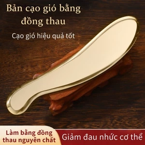 Bảng Cạo Gió Chính Hãng Đồng Thau Nguyên Chất - Cạo Gió Toàn Thân Hiệu Quả - Có Hổ Talisman Cạo Gió Lưng Cổ Tử Cung - Tiết Kiệm Sức
