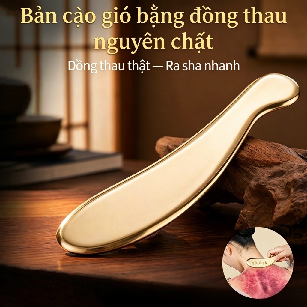 ất Cả Đồng Tấm Cạo Ban Chính Hãng Đồng Nguyên Chất Làm Toàn Thân Đa Năng Hộ Gia Đình Hổ Talisman Cạo Bianstone Lưng Cột Sống Cổ Tử Cung De