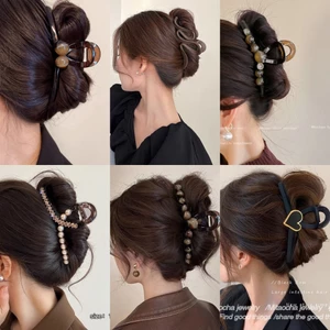 2026 Kẹp Tóc INS Style Ánh Sáng Sang Trọng