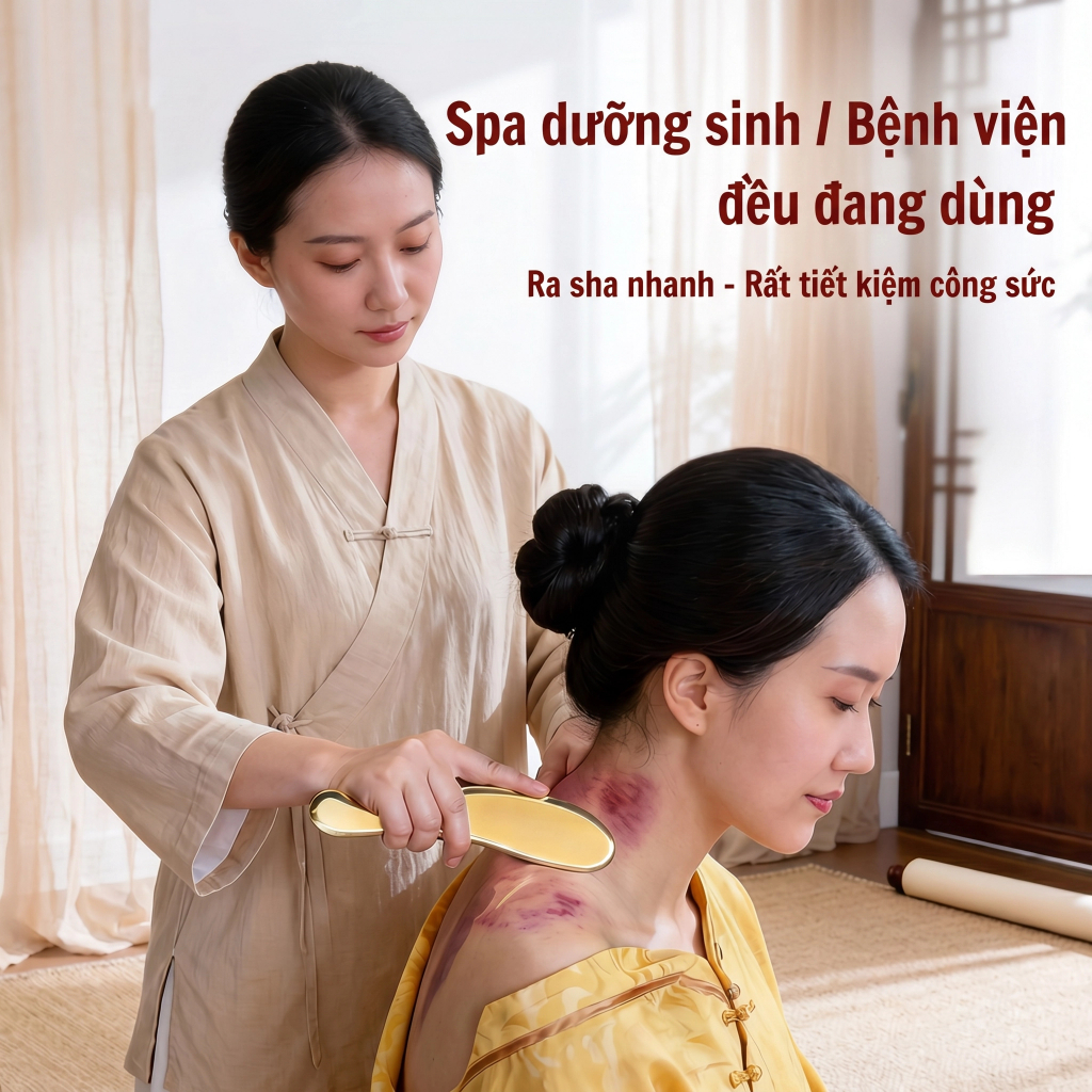 Tất Cả Đồng Tấm Cạo Ban Chính Hãng Đồng Nguyên Chất Làm Toàn Thân Đa Năng Hộ Gia Đình Hổ Talisman Cạo Bianstone Lưng Cột Sống Cổ Tử Cung Dev