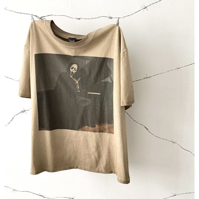 Áo thun tiêu diệt đau khổ nặng nề Street Loose Short Wide Punk Tee