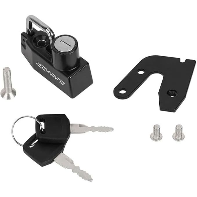 Dành Cho Kawasaki Eliminator 400 450 500 SE 2023-2026 Mũ Bảo Hiểm Khóa Bộ Mũ Bảo Hiểm An Ninh Khóa Chống Trộm Chống Rỉ Sét Hợp Kim Nhôm Phụ Kiện
