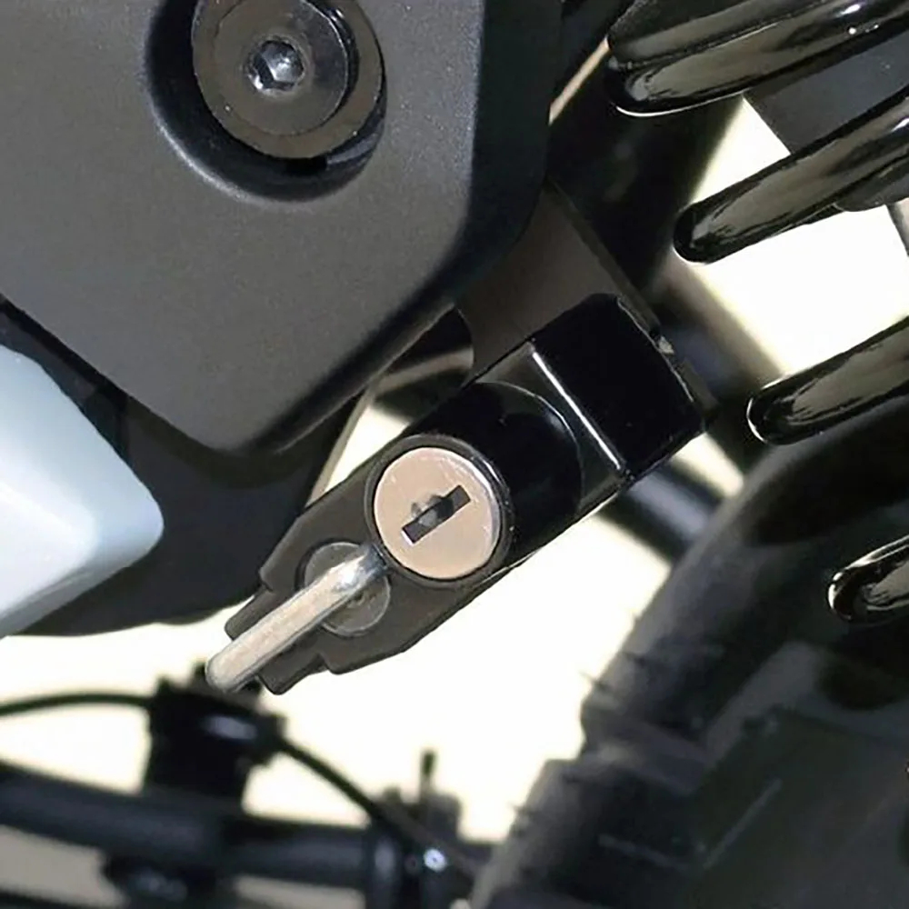 Dành Cho Kawasaki Eliminator 400 450 500 SE 2023-2026 Mũ Bảo Hiểm Khóa Bộ Mũ Bảo Hiểm An Ninh Khóa Chống Trộm Chống Rỉ Sét Hợp Kim Nhôm Phụ Kiện