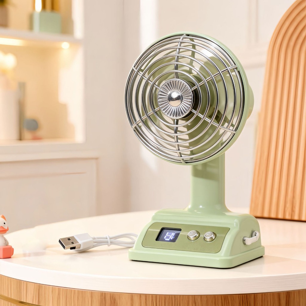 Quạt Làm Mát Bàn Đa Năng Im Lặng Quà Tặng  Tốc Độ Góc Có Thể Điều Chỉnh Mạnh Mẽ Cho Phòng Ngủ Ô Tô Gia Đình