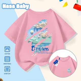 Áo thun in hình Doodle NASA, nam nữ trẻ em, chất liệu cotton thoáng mát mùa hè, giao hàng trong 24 giờ.​