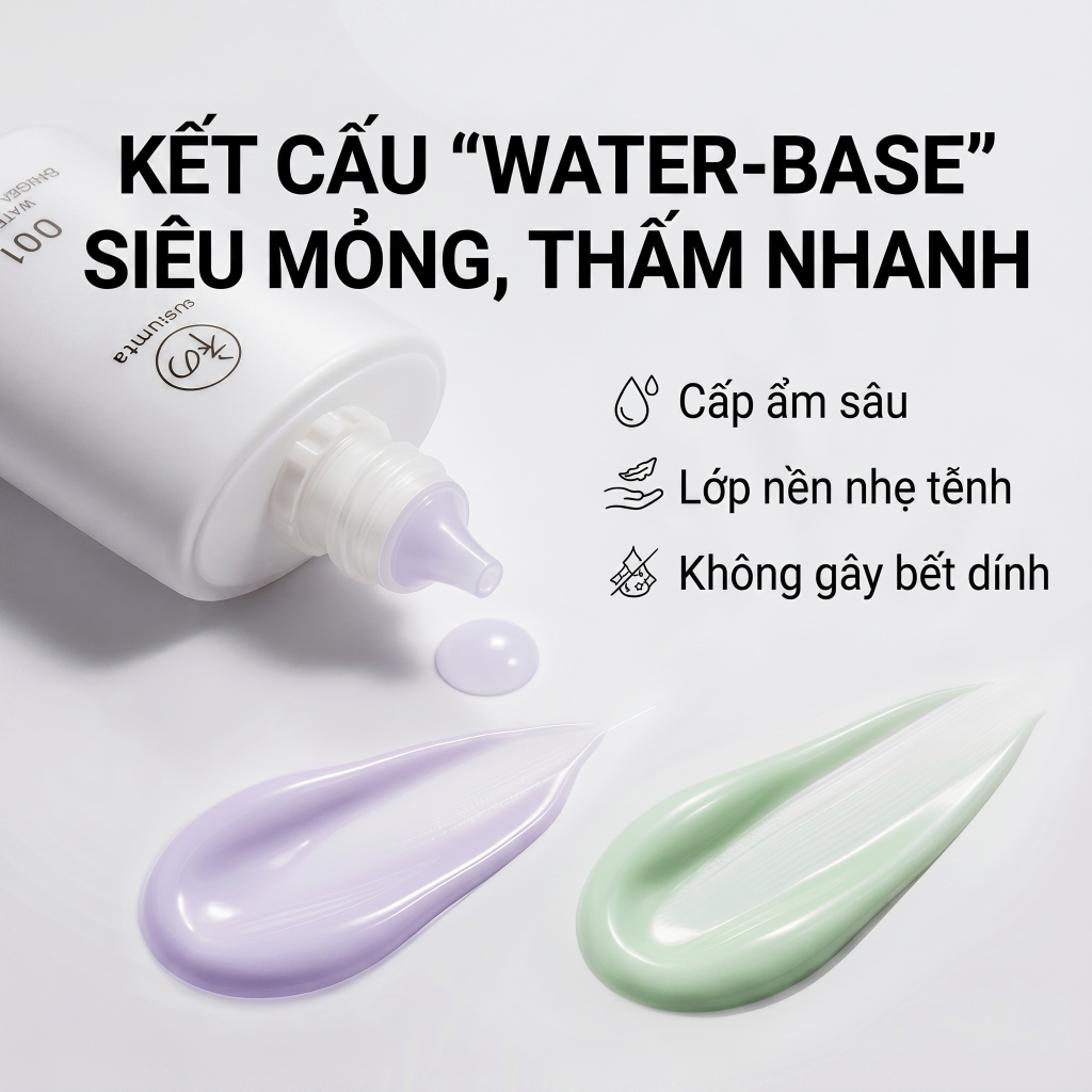 [XẢ KHO] Kem Lót Primer MUA 1 TẶNG 1 Che Lỗ Chân Lông Kiềm Dầu 12H Dưỡng Ẩm Mỏng Nhẹ Chống Thấm Nước Không Xuống Tông Freeshipping 30ml