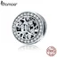 Hạt cườm Bamoer SCC616 bạc 925 làm trang sức diy 2 màu tùy chọn cho nữ