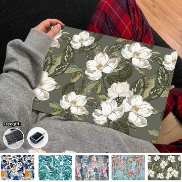 Ốp In Hoa Camellia Cho 2026 Macbook Neo 13 A3404 Air 13,6 inch M5 A3449 M4 A3240 M3 A3113 M2 A2681 Air 15 '' M5 A3448 Pro M5 A3434 Pro 2019 A2159 Pro13 M1 M2 A2338 Air M1