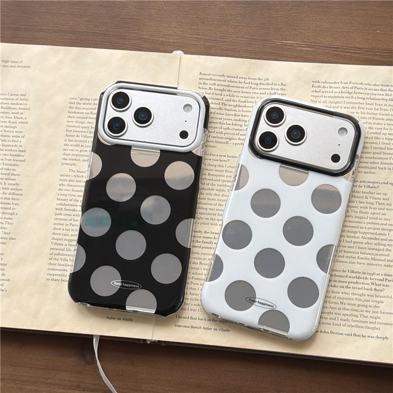 IPhone 17 Pro max Họa tiết chấm điện TPU materia IMD xử lý Vỏ điện thoại
