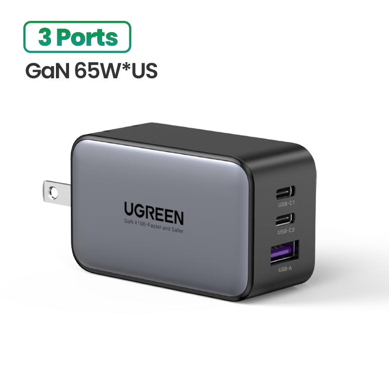 Sạc UGREEN Nexode 65W 2C1A Charger Nexode Charger | BigBuy360 - bigbuy360.vn