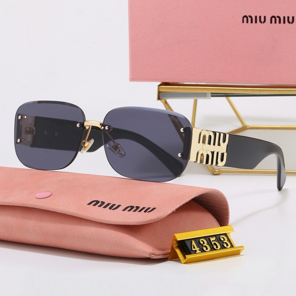 Kính râm chống UV phong cách châu Âu và Mỹ, thiết kế không khung phù hợp mọi giới tính