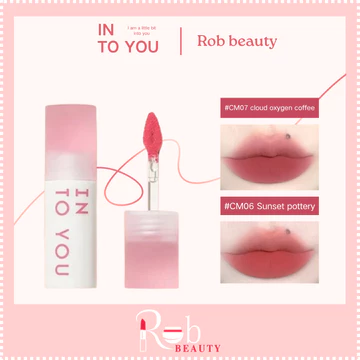 INTO YOU Cloudy Matte Velvet Lip Mud, Son bóng lâu trôi & chống dính