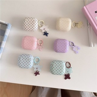 Air Pods 4 Dot pattern Chất liệu TPU Vỏ bảo vệ Tai nghe không dây
