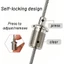 Đầu nối kẹp cáp có thể điều chỉnh Đầu kéo nhôm bằng đồng M6-M12 Phần cứng chiếu sáng treo với đai ốc miễn phí