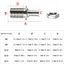 Đầu nối kẹp cáp có thể điều chỉnh Đầu kéo nhôm bằng đồng M6-M12 Phần cứng chiếu sáng treo với đai ốc miễn phí