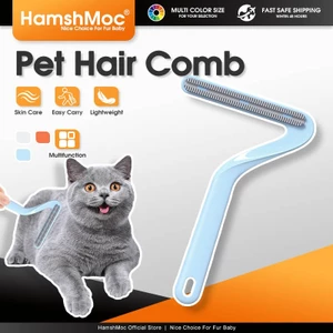 HamshMoc Bàn chải chải chải lông thú cưng chuyên nghiệp Loại bỏ tóc Bàn chải mèo giảm rụng tóc Loại bỏ rối cho chó chải lông mèo