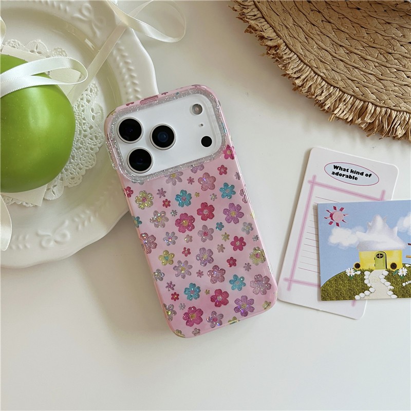 Ốp điện thoại in họa tiết hoa iPhone 17 Pro max Sflowerer chất liệu TPU IMD quá trình in hai lớp