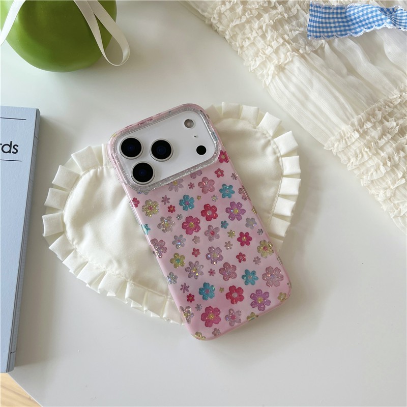 Ốp điện thoại in họa tiết hoa iPhone 17 Pro max Sflowerer chất liệu TPU IMD quá trình in hai lớp