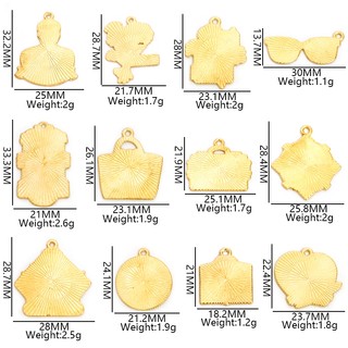 10 Chiếc Sáng Tạo Ngày Của Cha Chủ Đề Ngày Của Mẹ Quyến Rũ Dầu Nhỏ Giọt Nhiều Màu Sắc, Phong Cách Ấm Áp Và Đáng Yêu Mặt Dây Hợp Kim Cho Móc Khóa Vòng Cổ DIY - Quà Tặng Sinh Nhật Handmade Cho Mẹ Và Bố