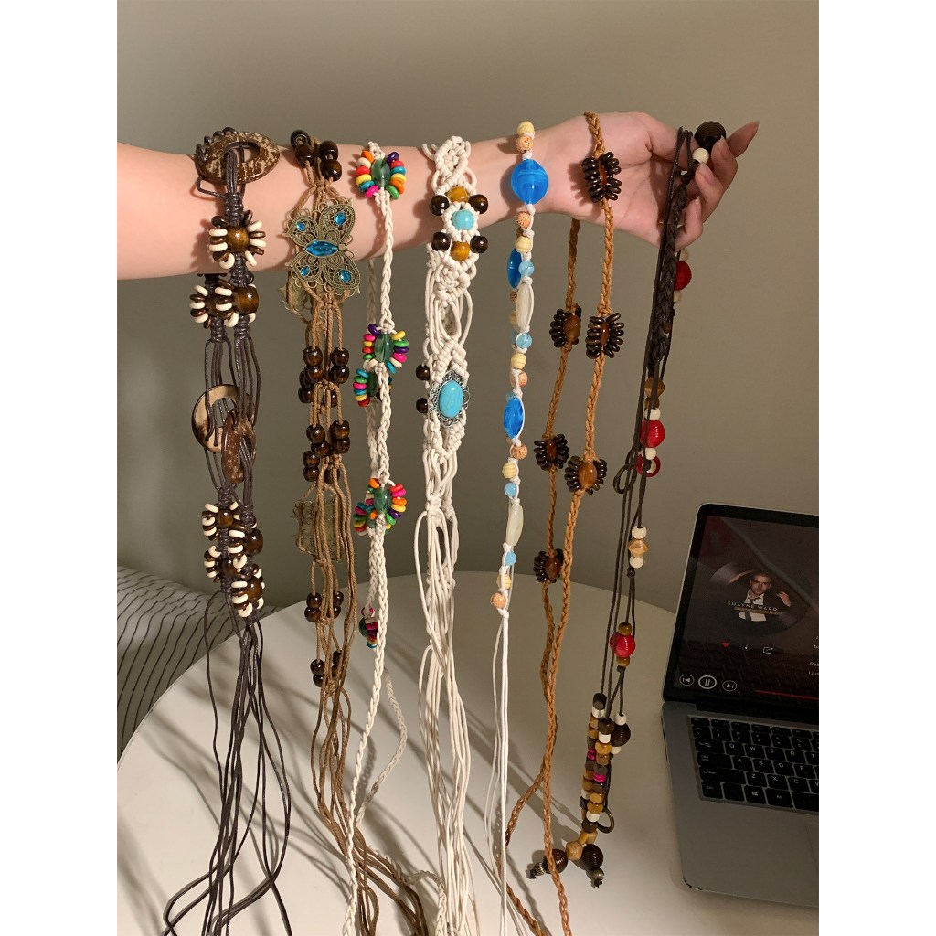 Dây Thắt Lưng Phong Cách Bohemian Retro Dành Cho Nữ Từ Hàn Quốc